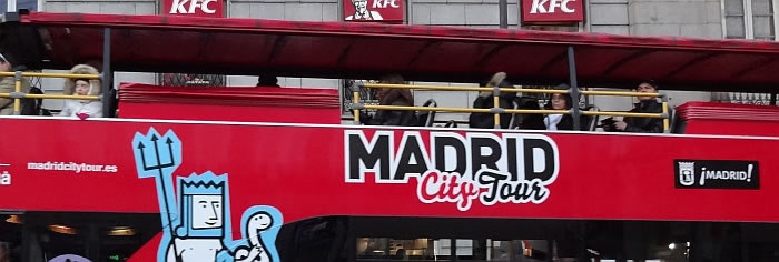 Madrid City Tour Bus (Doppeldecker Cabrio)
